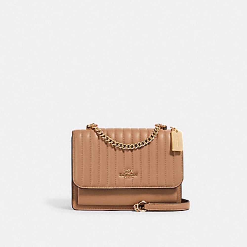 Coach Klare Crossbody Linear Quilting (Taupe)